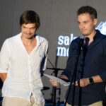 Stefan Vukić i Ljubomir Bulajić_Mladi žiri Somborskog festivala 2024