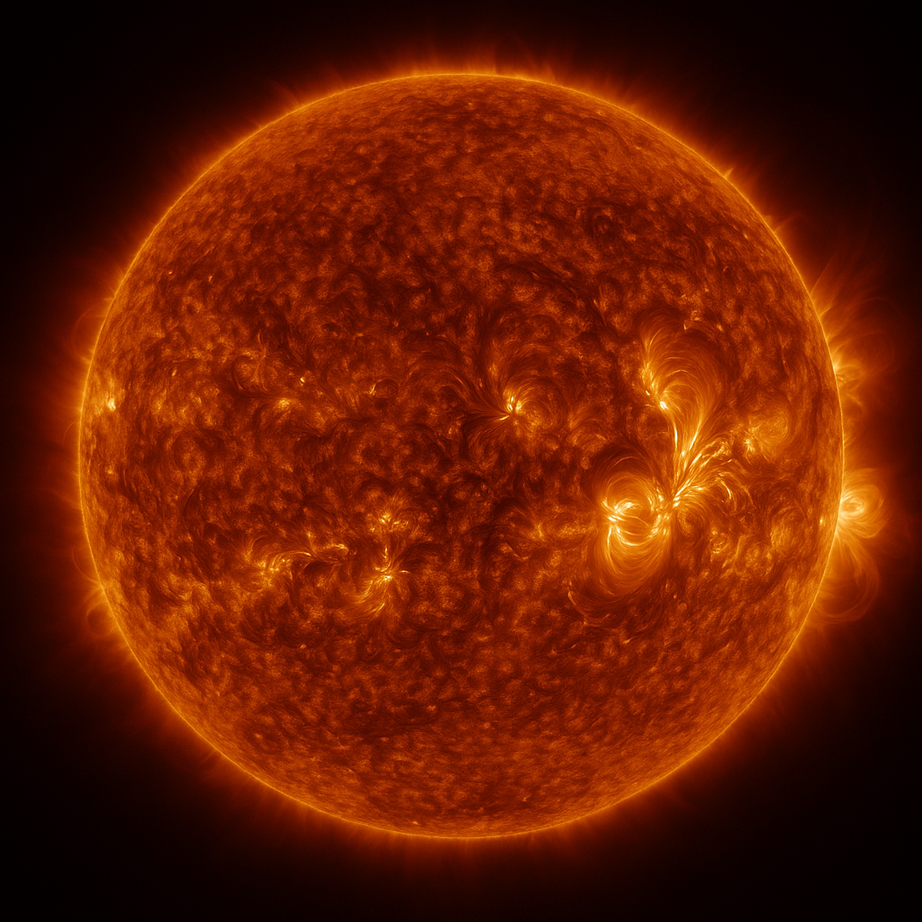 Solar Activity in Fiery Detail