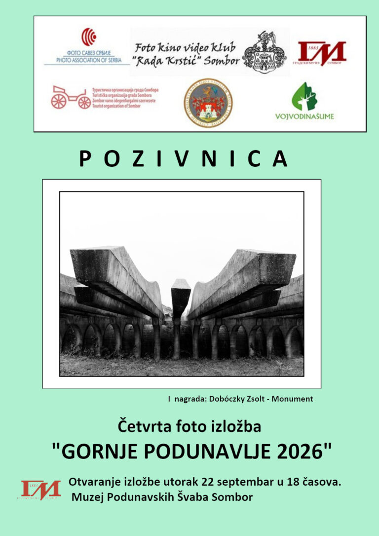 Pozivnica-Izlozba GORNJE PODUNAVLJE 2026